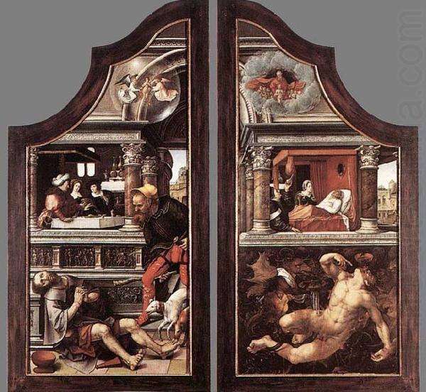 Bernaert Van Orley Triptych of Virtue of Patience china oil painting image